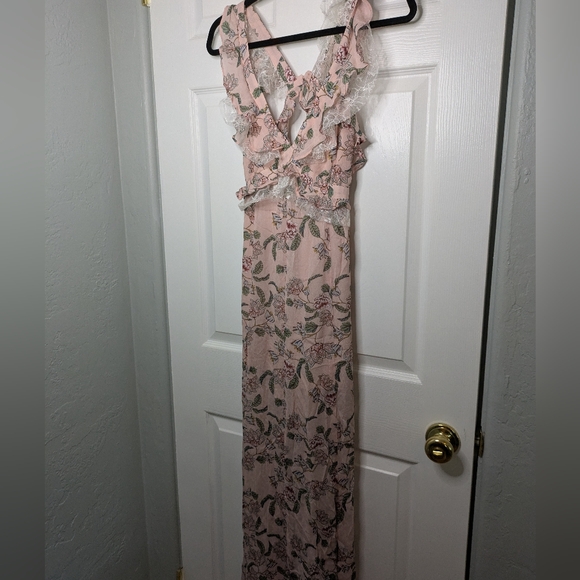 For Love and Lemons Bee Balm Maxi Dress Size Medium - Picture 9 of 12